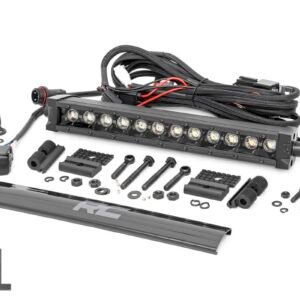 12 Inch Black Series LED Light Bar | Single Row | Cool White DRL